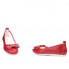 Damen-Ballerinas 638 rot