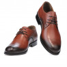 Elegante Herrenschuhe 878 in Cognac
