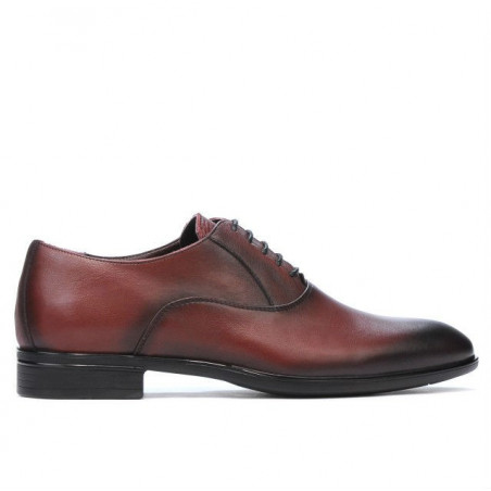 Elegante Herrenschuhe 876 in Bordo