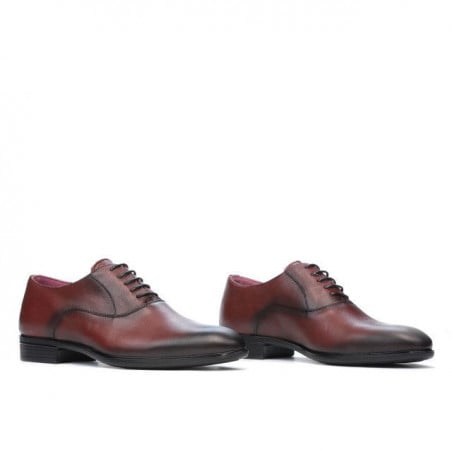 Elegante Herrenschuhe 876 in Bordo