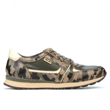 Herrensportschuhe 833 Kaffee Tarnung