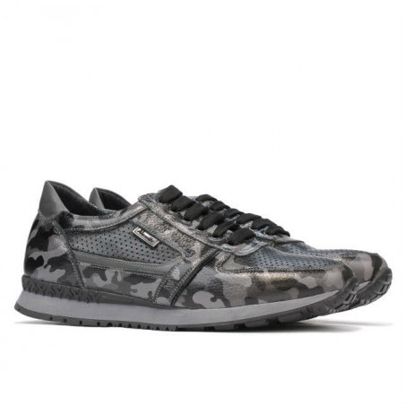 Herrensportschuhe 833 grau Camouflage