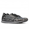 Herrensportschuhe 833 grau Camouflage