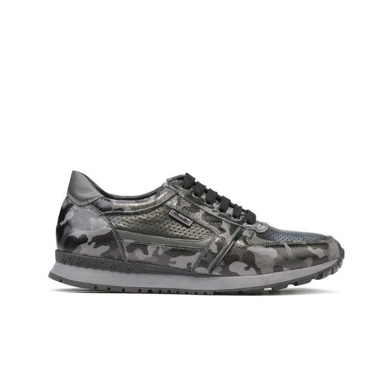 Herrensportschuhe 833 grau Camouflage