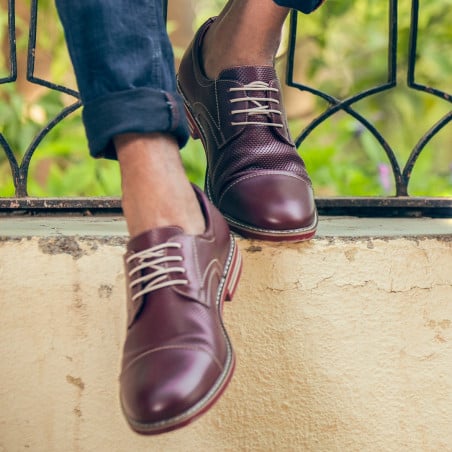 Herren Freizeitschuhe 873 Bordeaux