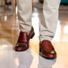 Herrenschuhe casual / elegant 875 a cognac