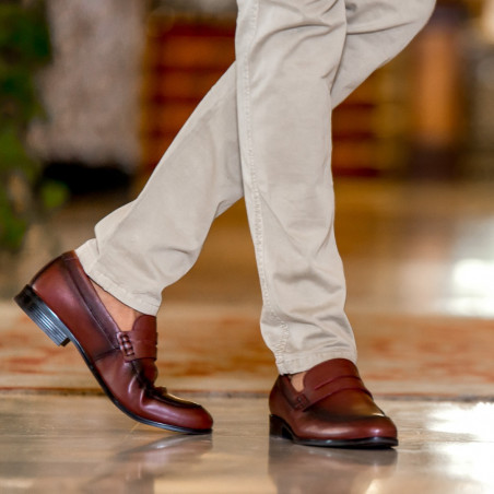Herrenschuhe casual / elegant 875 a cognac lifestyle