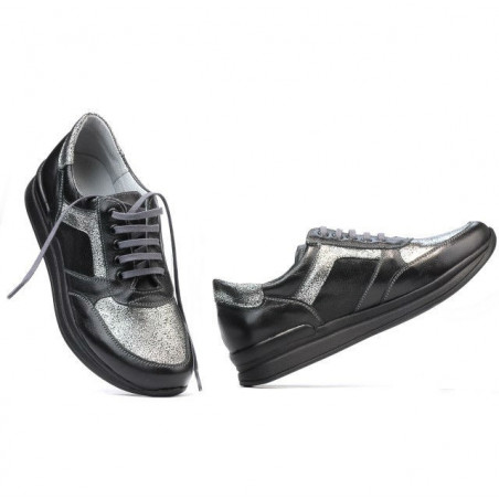 Damen Sportschuhe 694 schwarz kombiniert