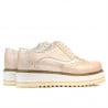 Damen Casual Schuhe 683-1 Puder kombiniert