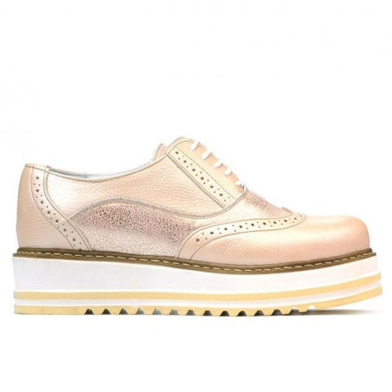 Damen Casual Schuhe 683-1 Puder kombiniert Damen Casual Schuhe 683-1 Puder kombiniert