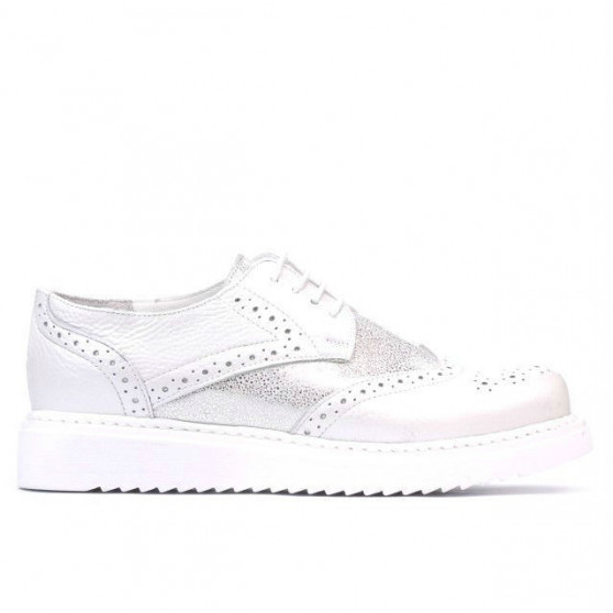 Damenschuhe casual 663-2 Perlmuttweiß kombiniert Damenschuhe casual 663-2 Perlmuttweiß kombiniert