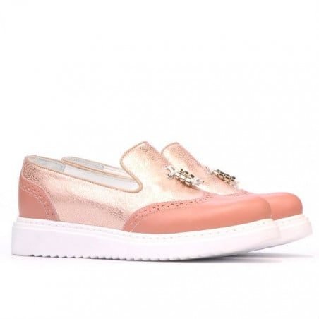 Damen Freizeitschuhe 659-1 rosa kombiniert