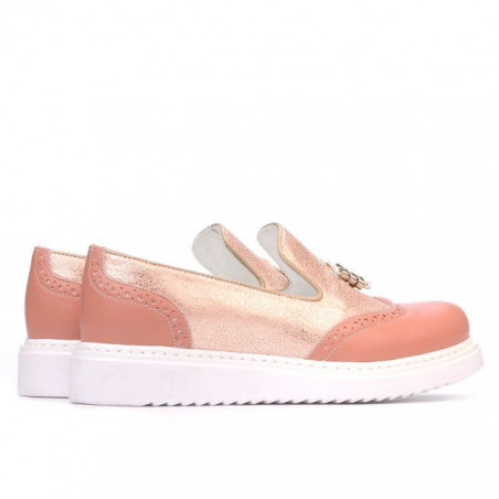 Damen Freizeitschuhe 659-1 rosa kombiniert