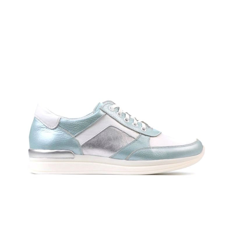 Damensportschuhe 694 türkis-perlmutt kombiniert