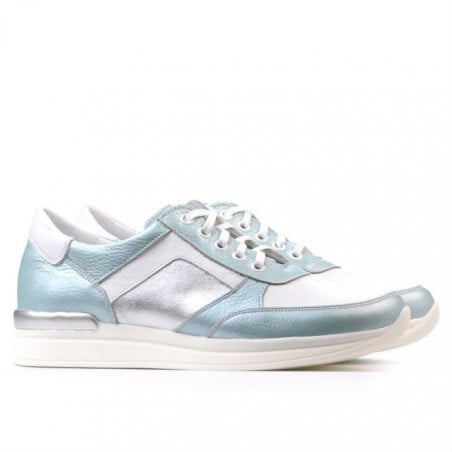 Damensportschuhe 694 türkis-perlmutt kombiniert
