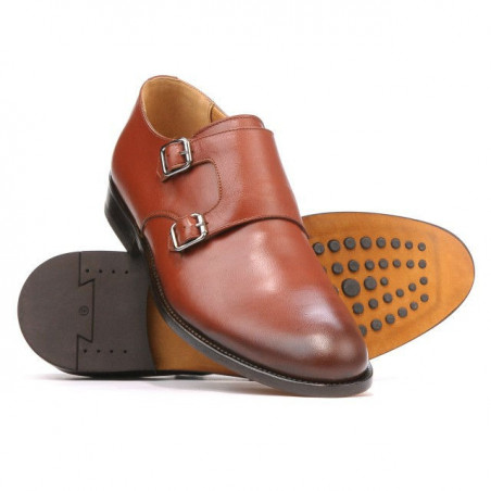 Elegante Herrenschuhe 840 in Cognac