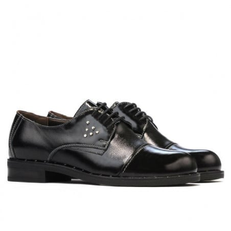 Damen Freizeitschuhe 696 schwarzer Lack