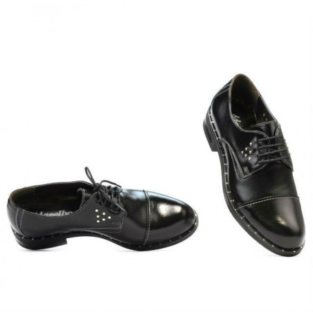 Damen Freizeitschuhe 696 schwarzer Lack
