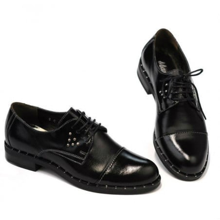 Damen Freizeitschuhe 696 schwarzer Lack