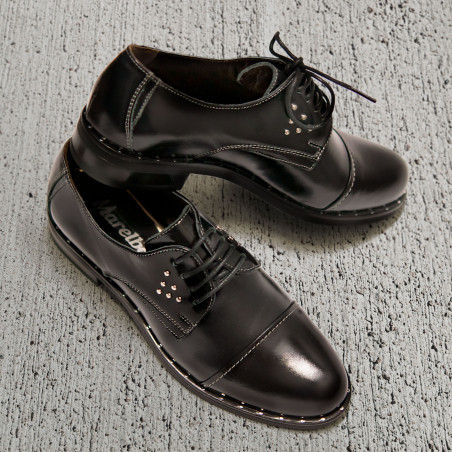 Damen Freizeitschuhe 696 schwarzer Lack