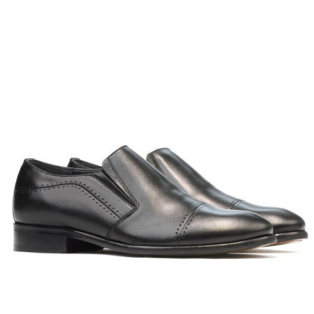 Elegante Herrenschuhe 877 schwarz