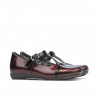 Kleinkinder Schuhe 62c Lack bordeaux+schwarz