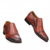 Elegante Herrenschuhe 877m in Cognac