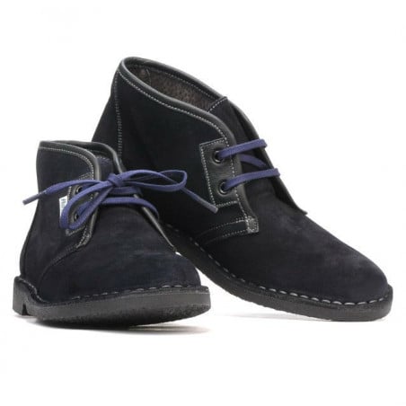 Damen Stiefeletten 7101 indigo Velours