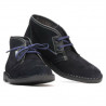 Damen Stiefeletten 7101 indigo Velours
