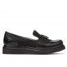 Damen-Casualschuhe 659 in schwarzem Lack kombiniert