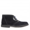 Damen Stiefeletten 7101 indigo Velours