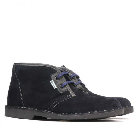 Damen Stiefeletten 7101 indigo Velours