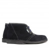Damen Stiefeletten 7101 indigo Velours