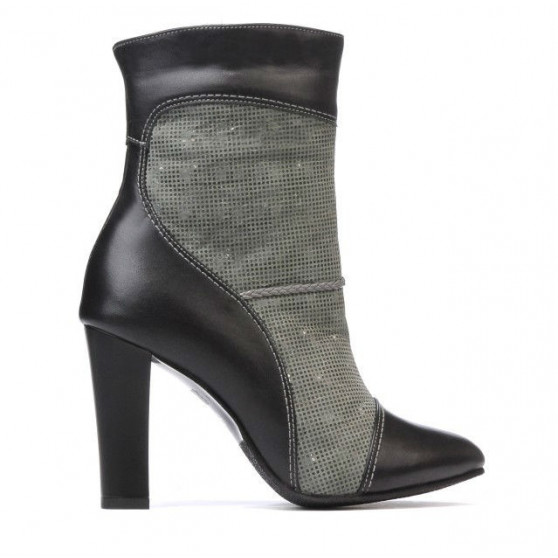 Damenstiefeletten 1146 schwarz+perlgrau Damenstiefeletten 1146 schwarz+perlgrau