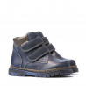 Kleinkindstiefel 37-1c indigo+kupferfarben