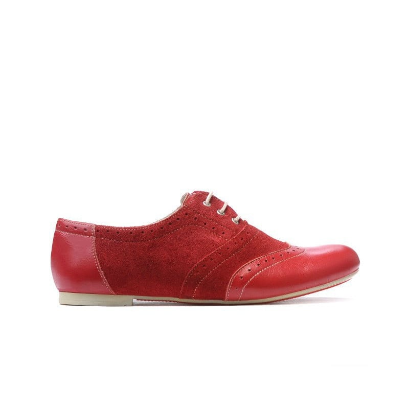Damen Freizeitschuhe 186 rot kombiniert
