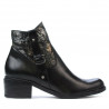 Damenstiefeletten 3319 Schwarz Pastell
