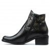 Damenstiefeletten 3319 Schwarz Pastell