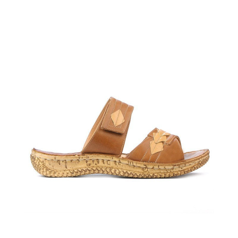 Damen Sandalen 506 gewachstes Braun