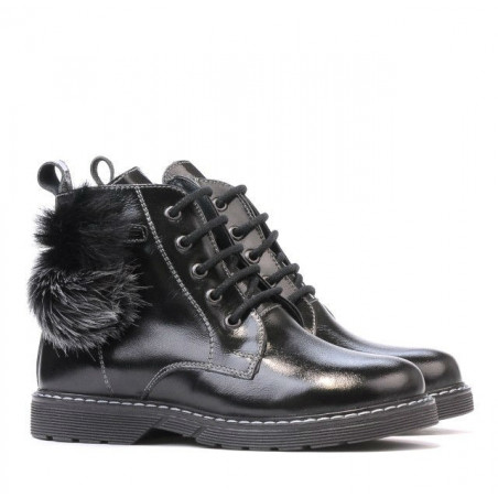 Kinderstiefel 3010 schwarzer Lack