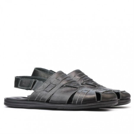 Herrensandalen 302 schwarz