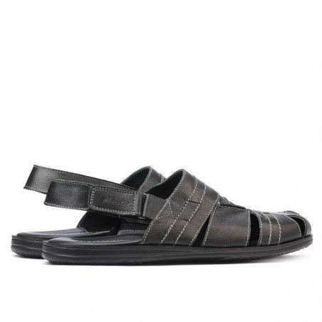 Herrensandalen 302 schwarz
