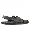 Herrensandalen 302 schwarz