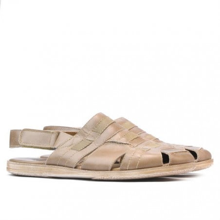 Herrensandalen 302 Tuxon Sandfarbe