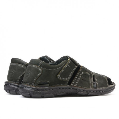 Herrensandalen 333 Tuxon Schwarz