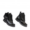 Kinderstiefel klein 38c Lack schwarz