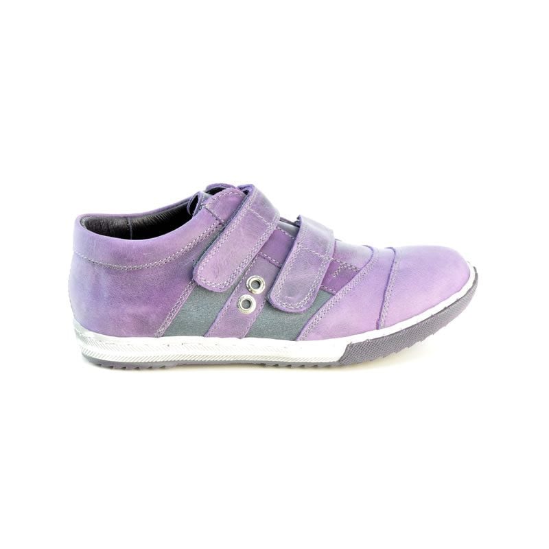 Kinderschuhe 134 Tuxon lila+grau