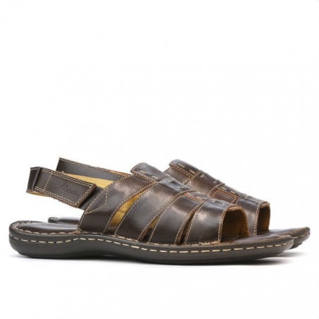 Herrensandalen 354 Kaffee