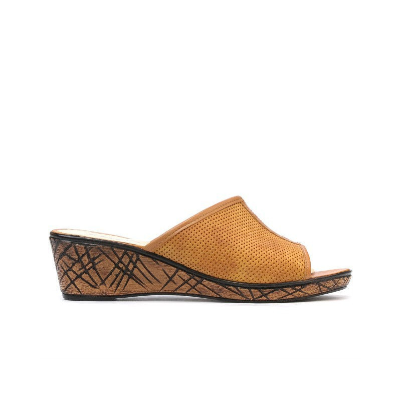 Damen Sandalen 5004p gewachstes Braun