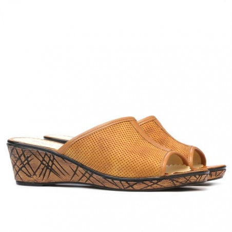 Damen Sandalen 5004p gewachstes Braun